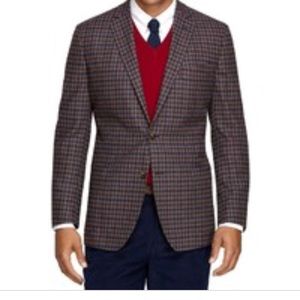 Brooks Brother Fitzgerald Fit Check Sport Coat 42R